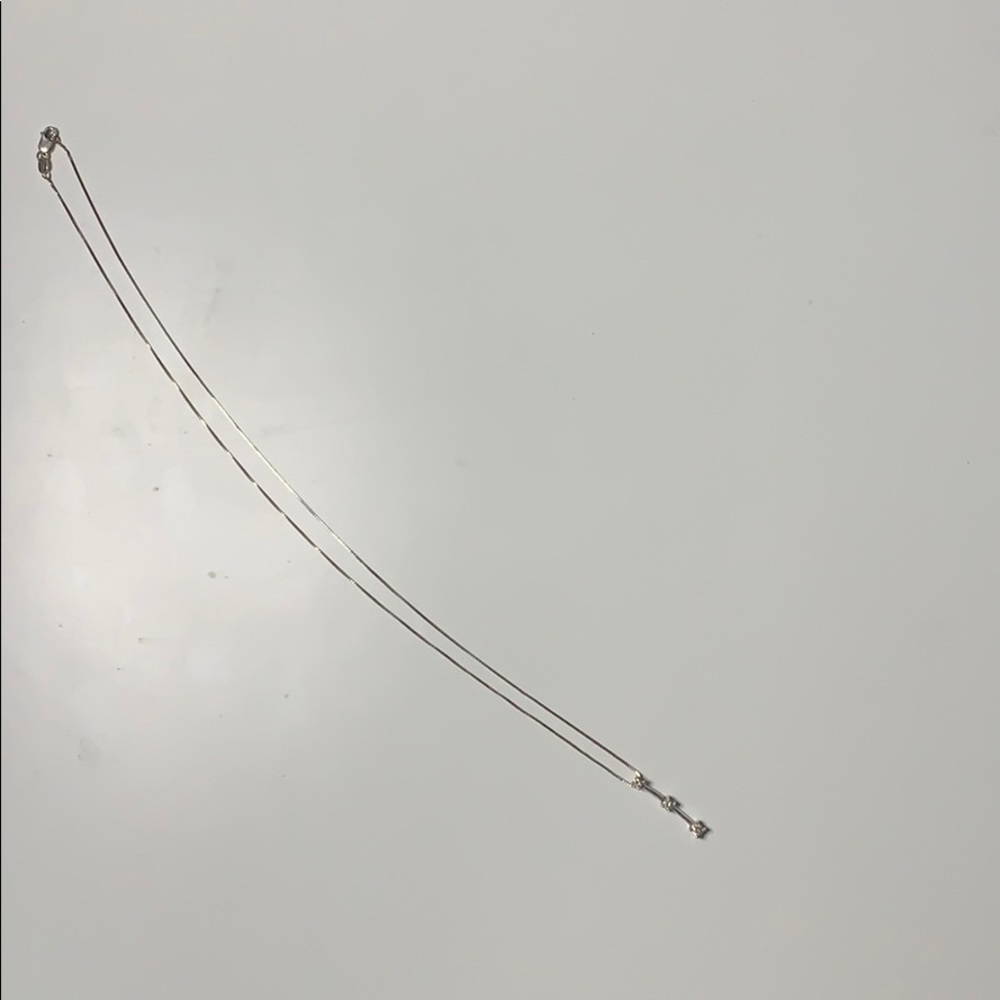 White Gold and Diamond Necklace